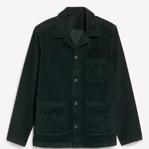 Men's Old Navy Jacket Corduroy Green XL New Chore
